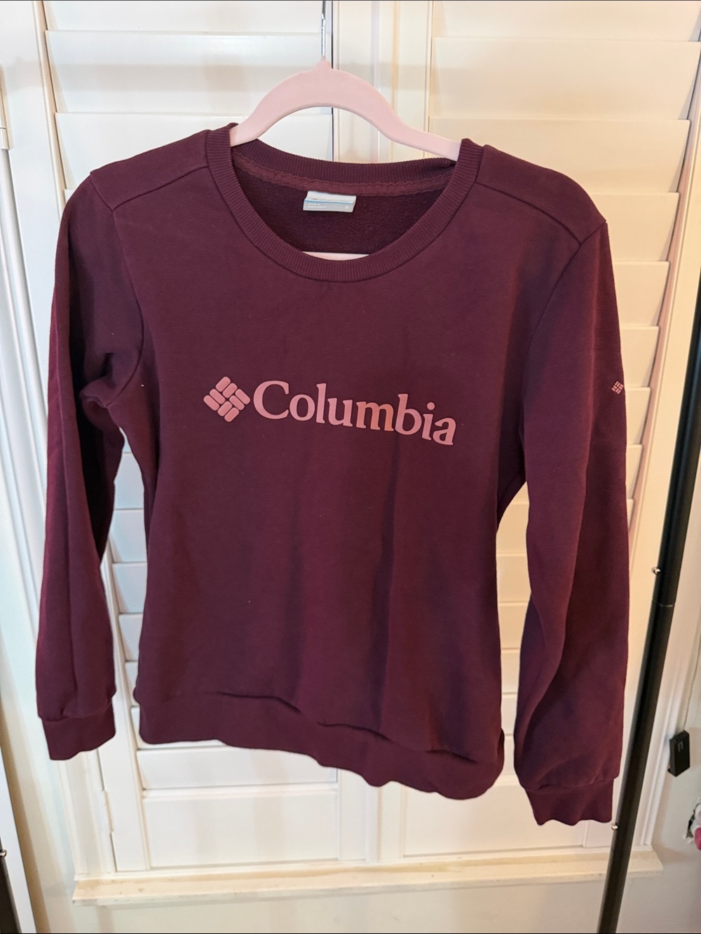 Columbia Women's Maroon Logo Crewneck Sweatshirt